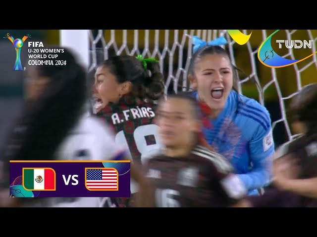 ⁣¡PORTERAZA! Medina ataja un penal | México 2-3 Estados Unidos | Mundial Femenil Sub20 | TUDN