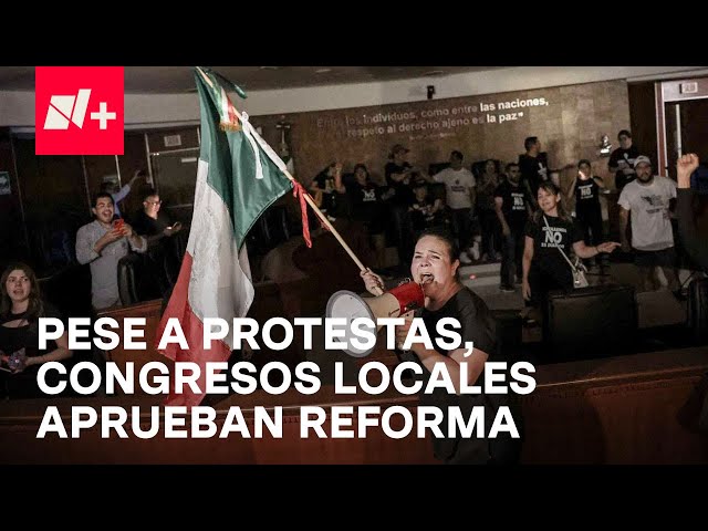 ⁣Reforma Judicial avanza en Congresos Estatales en medio de protestas - En Punto