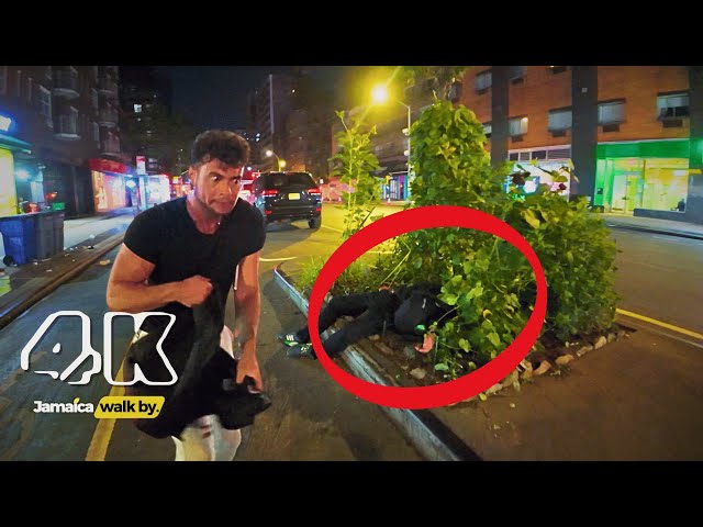 ⁣✔️JAMAICA WALK BY Uncut Raw Footage | 3AM Real Zombies In Manhattan New York After Dark Walking Tour