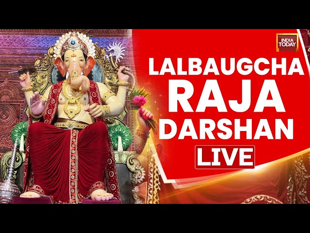 ⁣Lalbaugcha Raja Dasrshan LIVE: Mumbai’s Grand Ganesh Chaturthi Celebration | Ganesh Chaturthi LIVE