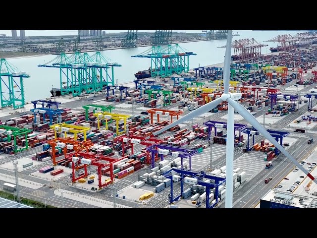 ⁣What does green and smart Tianjin Port look like?