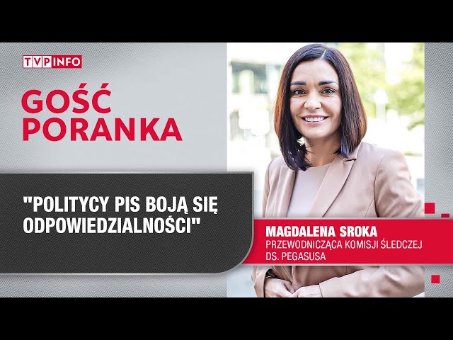 ⁣Magdalena Sroka: “Następuje przyspieszenie w rozliczeniach PiS” | GOŚĆ PORANKA