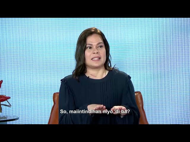 ⁣VP Duterte: Kinuha nila ang DepEd budget’; nat’l budget, ‘kinokontrol’ nina Romualdez at Co