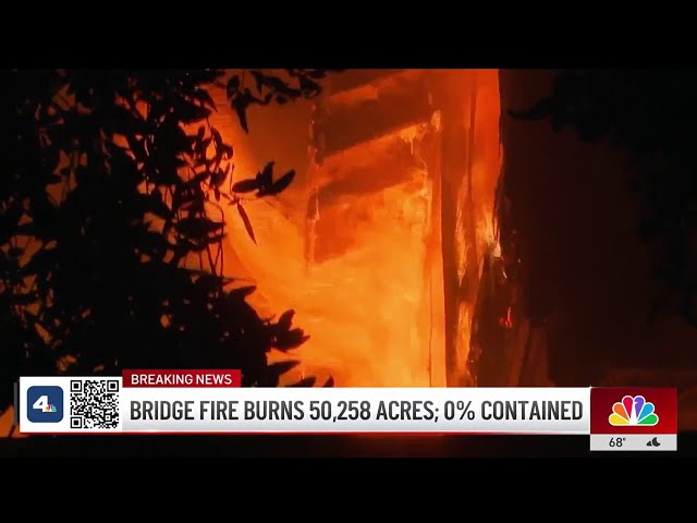 ⁣Families lose their homes in Mt. Baldy to Bridge Fire