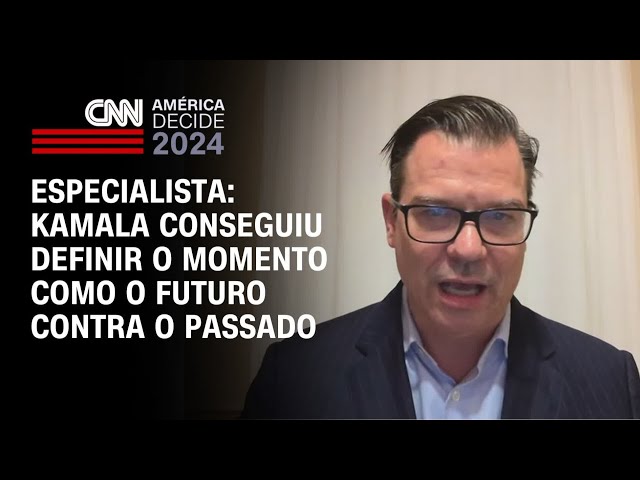 ⁣Especialista: Kamala conseguiu definir o momento como o futuro contra o passado | WW