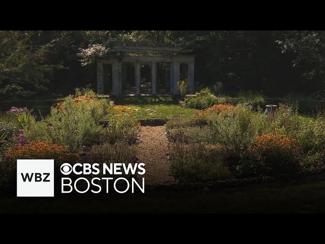 ⁣Massachusetts park features a garden lost to time