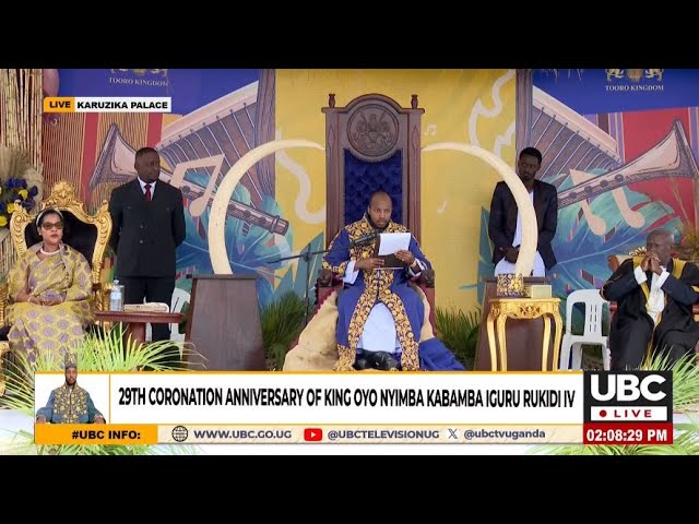 ⁣KING OYO NYIMBA RUKIDI IV'S CORONATION SPEECH, URGES GOV'T TO SUPPORT TOORO'S DEV