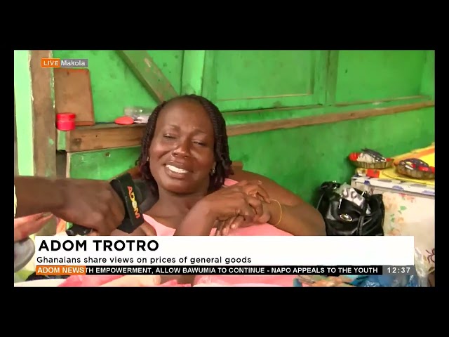 ⁣Adom Trotro Ghanaians share views on prices of general goods -Premtobre Kasee on Adom TV (12-09-24)