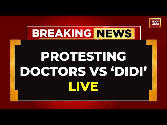 ⁣LIVE | Kolkata News LIVE | Didi- Protesting Doctors Meet Now | India Today LIVE