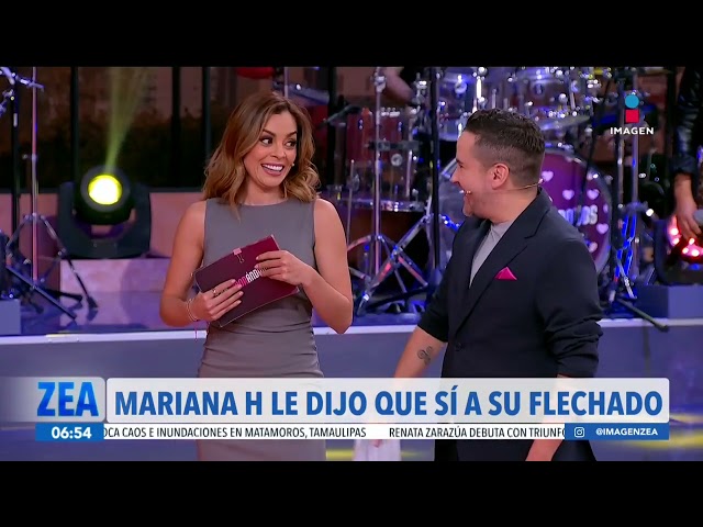 ⁣Enamorándonos: Mariana H le dijo "que sí" a su flechado | Noticias con Francisco Zea