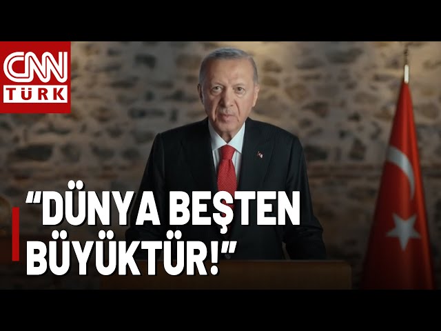 SON DAKİKAErdoğan'dan BM Toplantısına Damga Vuran Mesaj: "Zulmün Karşısında Mazlumun Yanın