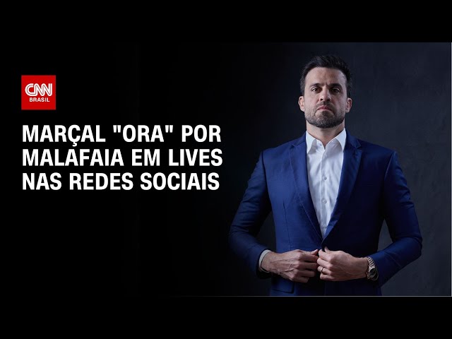 ⁣Marçal "ora" por Malafaia em lives nas redes sociais | LIVE CNN