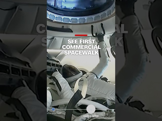 ⁣See first commercial spacewalk