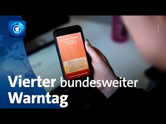 ⁣Bundesweiter Warntag: Handy- und Sirenenalarm um 11 Uhr