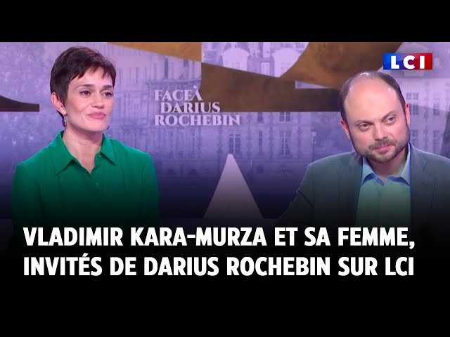 ⁣Vladimir Kara-Murza, principal opposant à Vladimir Poutine, invité de Darius Rochebin sur LCI