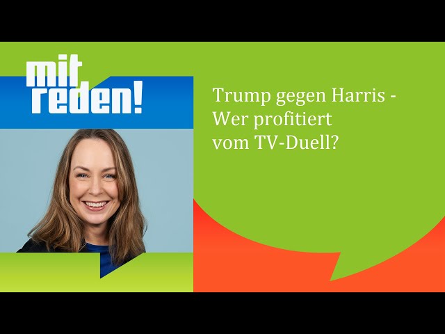 ⁣Trump gegen Harris - wer profitiert vom TV-Duell? | mitreden.ard.de