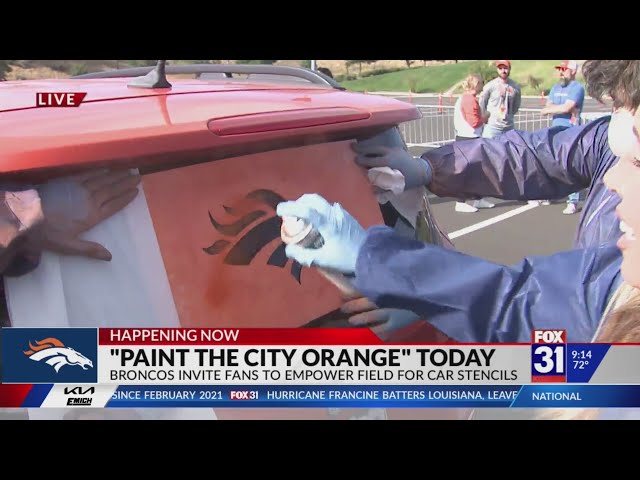 ⁣'Paint the city orange'