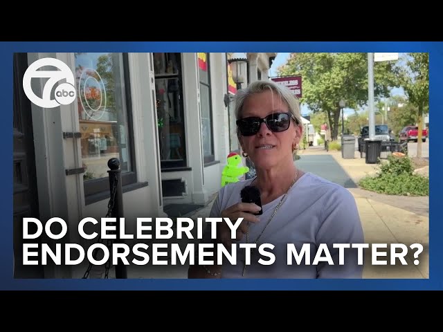 ⁣Do celebrity endorsements really matter in Presidential elections