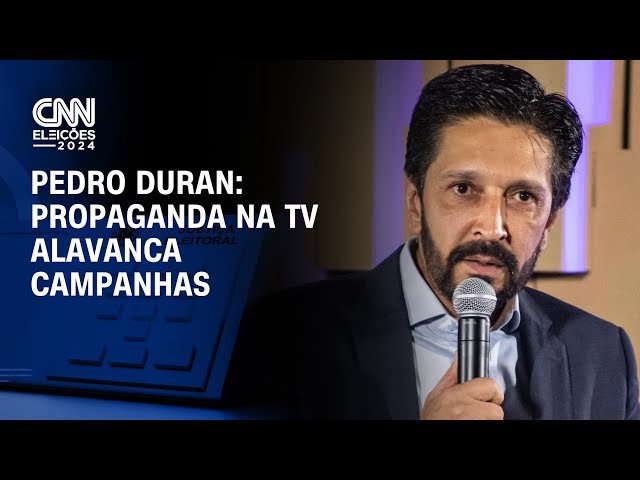 ⁣Pedro Duran: Propaganda na TV alavanca campanhas | LIVE CNN