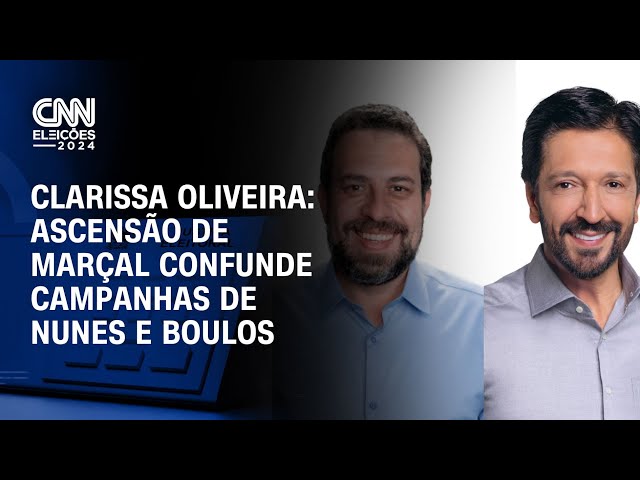 ⁣Clarissa Oliveira: Ascensão de Marçal confunde campanhas de Nunes e Boulos | LIVE CNN