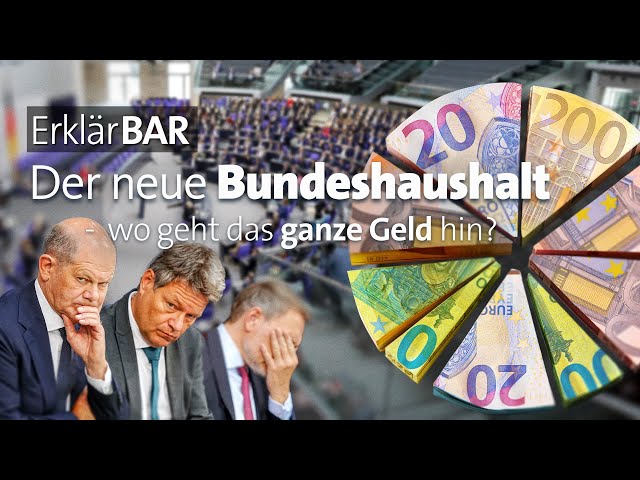 ⁣ErklärBAR: Der neue Bundeshaushalt – Wo geht das ganze Geld hin?