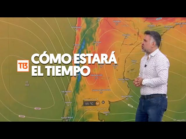 ⁣Pronóstico del tiempo para el fin de semana previo a las Fiestas Patrias