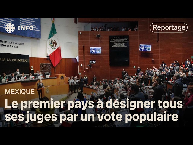 ⁣Au Mexique, la réforme judiciaire controversée est adoptée