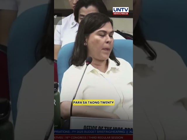 ⁣Proposed budget ni VP Sara Duterte, tinapyasan ng mahigit P1.2-B ng House panel