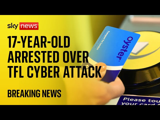 ⁣Teenage male arrested in connection with cyber attack on Transport for London