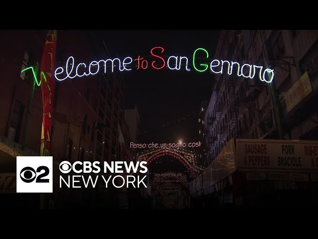 ⁣NYC's Feast of San Gennaro returns for 2024