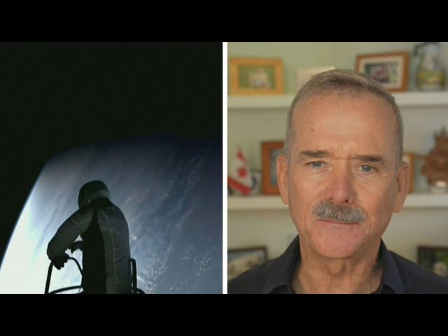 ⁣‘Breathtakingly different’: Chris Hadfield describes what a spacewalk is like