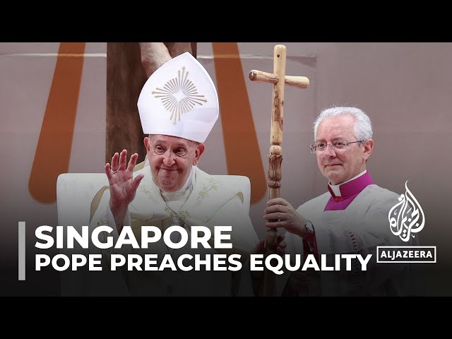 ⁣Pope warns of AI dangers, urges fair wages for migrants on Singapore visit