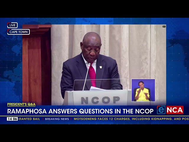 ⁣President Q&A | Ramaphosa answers questions in the NCOP