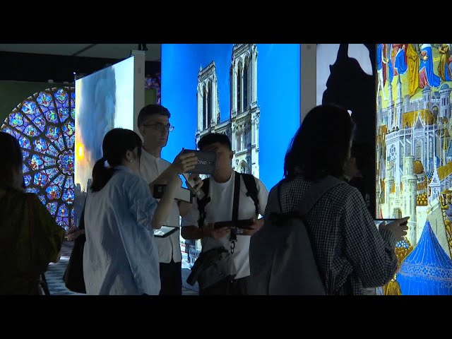 ⁣Notre-Dame de Paris : une nouvelle exposition en réalité virtuelle à Beijing