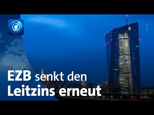 ⁣Europäische Zentralbank senkt den Leitzins erneut