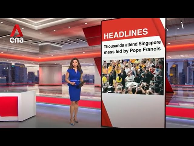 ⁣East Asia Tonight: Pope Francis holds historic mass in Singapore