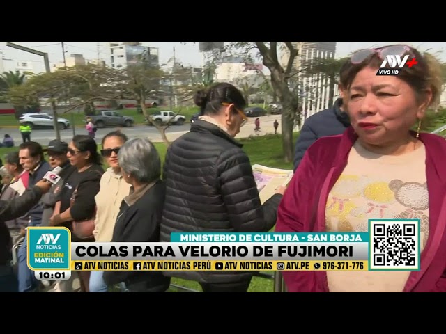 Alberto Fujimori: Simpatizantes del expresidente realizan largas colas para darle el último adiós