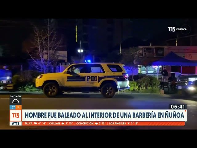 Balean a un sujeto al interior de una barbería