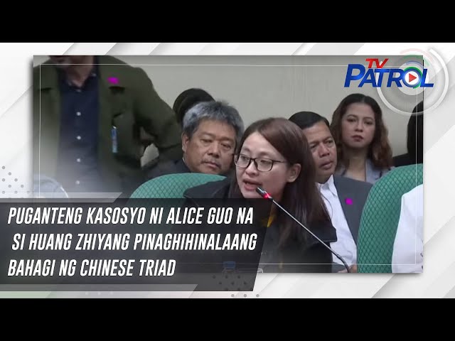 ⁣Puganteng kasosyo ni Alice Guo na si Huang Zhiyang pinaghihinalaang bahagi ng Chinese triad