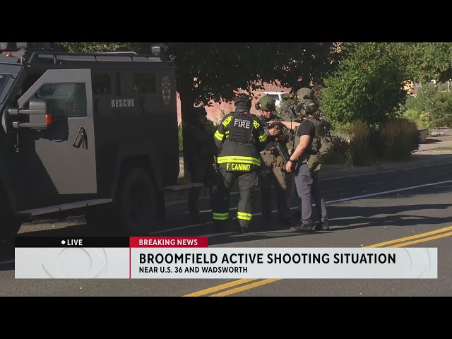 ⁣Broomfield police rush to active shooting at apartment complex