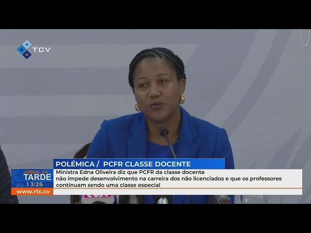 ⁣Ministra Edna Oliveira diz que PCFR não impede progresso de professores não licenciados