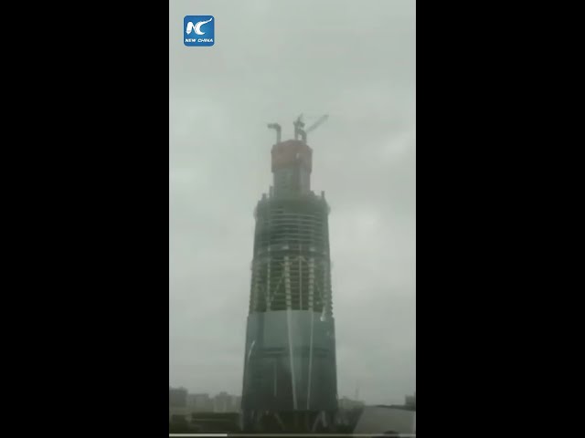 ⁣Tallest building under construction in China's Hainan