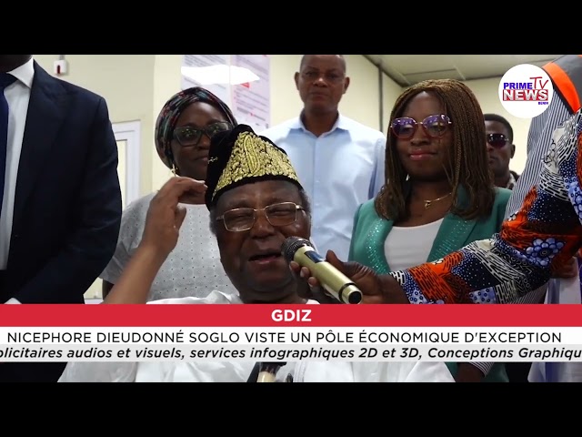 ⁣L'ancien Président Nicéphore Dieudonné SOGLO visite un pôle économique d'exception