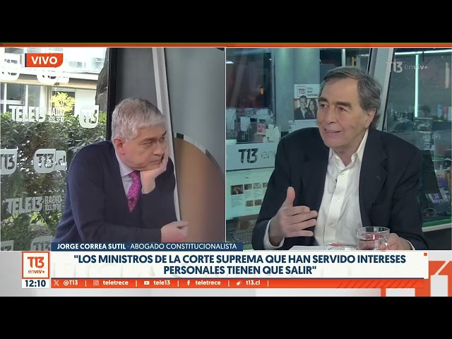 Correa Sutil revela los secretos de la Suprema: "Antes los ministros tenían un precio"