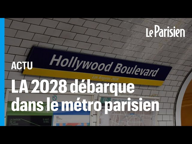 ⁣« Hollywood Boulevard », « Santa Monica »... découvrez les six nouvelles stations de métro à Paris