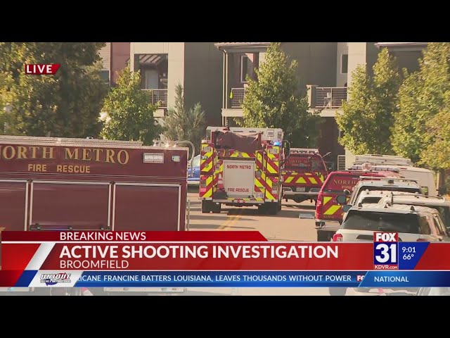 ⁣Broomfield police respond to ‘active shooting’ at apartment