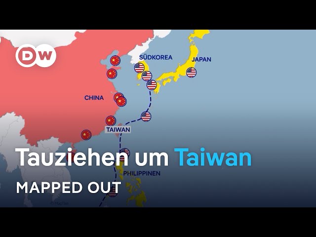 ⁣Taiwan: Eine Insel als Spielball der Supermächte USA und China | Mapped Out