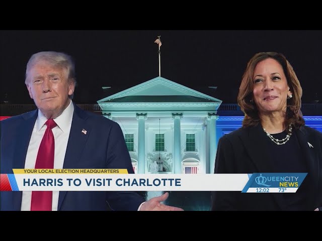 ⁣Heavy traffic delays for VP Kamala Harris visit in Charlotte