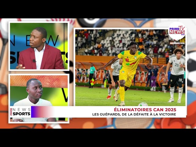 ⁣CAN 2025: Battus au Nigéria, Les GUEPARDS du Bénin se reprennent face à la Libye. DADJE FC en coupe.