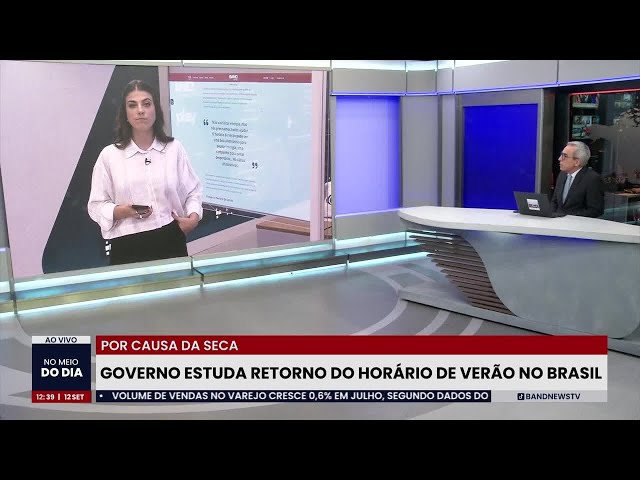 ⁣Seca reacende dúvidas sobre possível volta do horário de verão